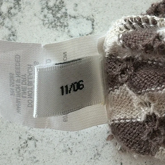 SALE Vintage Babydoll Sweater Top Early 2000’s Striped V-Neck Y2K Express Casual - Picture 6 of 6